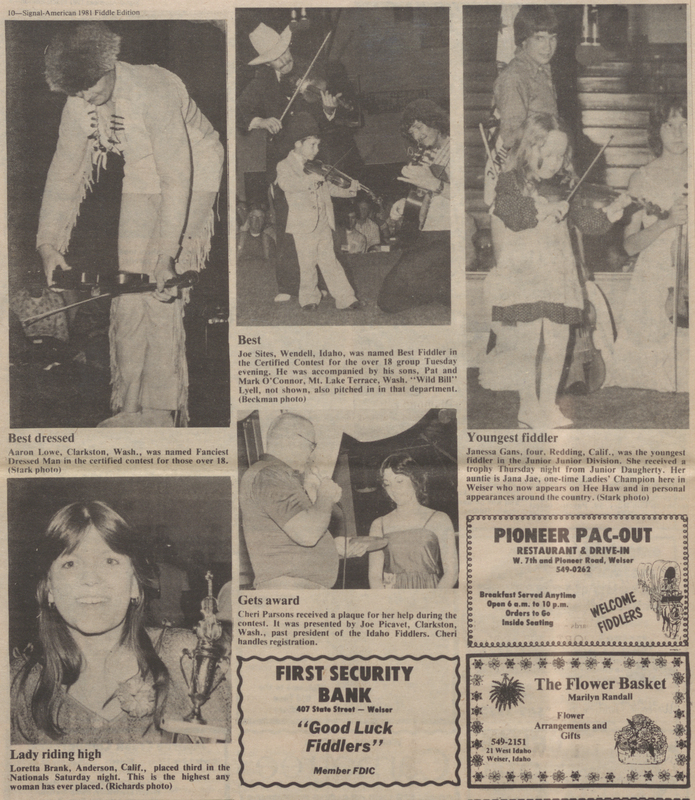 item thumbnail for National Oldtime Fiddlers' Collection | Click to go to collection