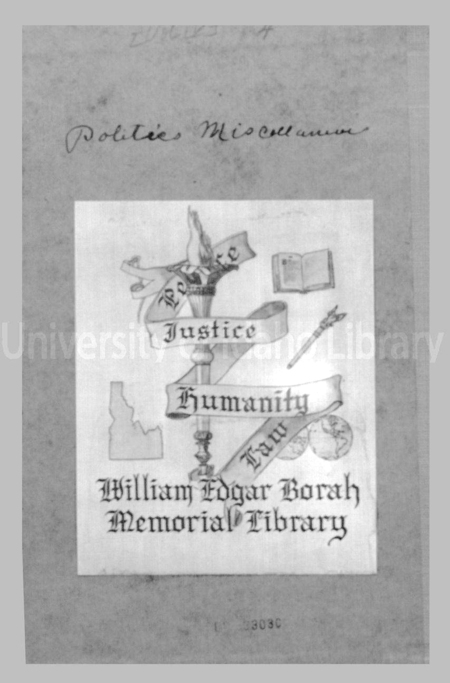item thumbnail for Senator William Edgar Borah Scrapbooks